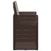Scaune de Dining pentru Grădină 2 pcs Maro și gri deschis PP - WALTI WALTI