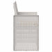 Scaune de Dining pentru Grădină 2 pcs Alb și taupe PP - WALTI WALTI
