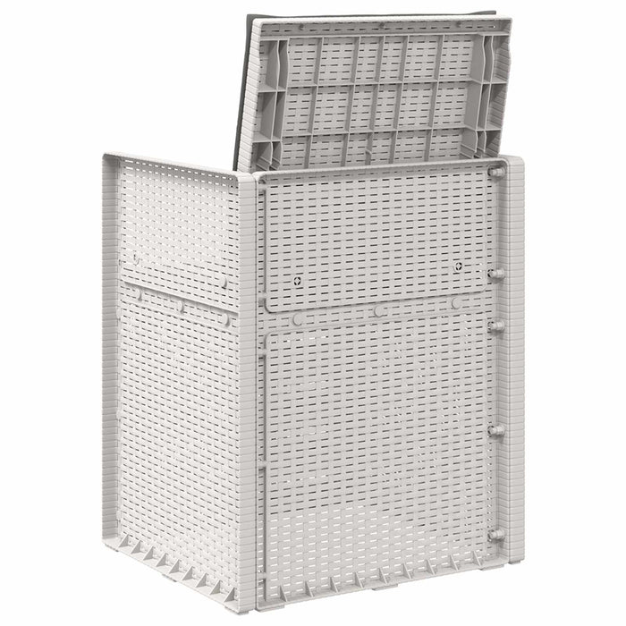 Scaune de Dining pentru Grădină 2 pcs Alb și antracit PP - WALTI WALTI
