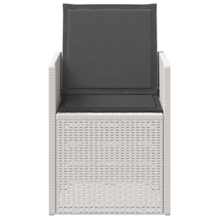 Scaune de Dining pentru Grădină 2 pcs Alb și antracit PP - WALTI WALTI