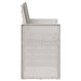 Scaune de Dining pentru Grădină 2 pcs Alb și gri deschis PP - WALTI WALTI