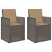 Scaune de Dining pentru Grădină 2 pcs Gri deschis și Gri taupe - WALTI WALTI