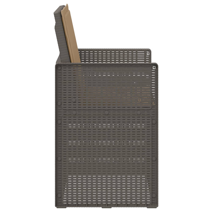 Scaune de Dining pentru Grădină 2 pcs Gri deschis și Gri taupe - WALTI WALTI