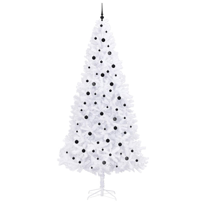 Brad de Crăciun artificial cu 300 LED Alb 300 cm PVC și Oțel WALTI