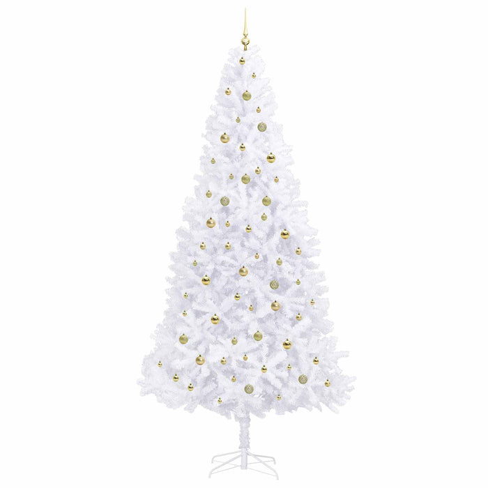 Brad de Crăciun artificial cu 300 LED Alb 300 cm PVC și Oțel WALTI