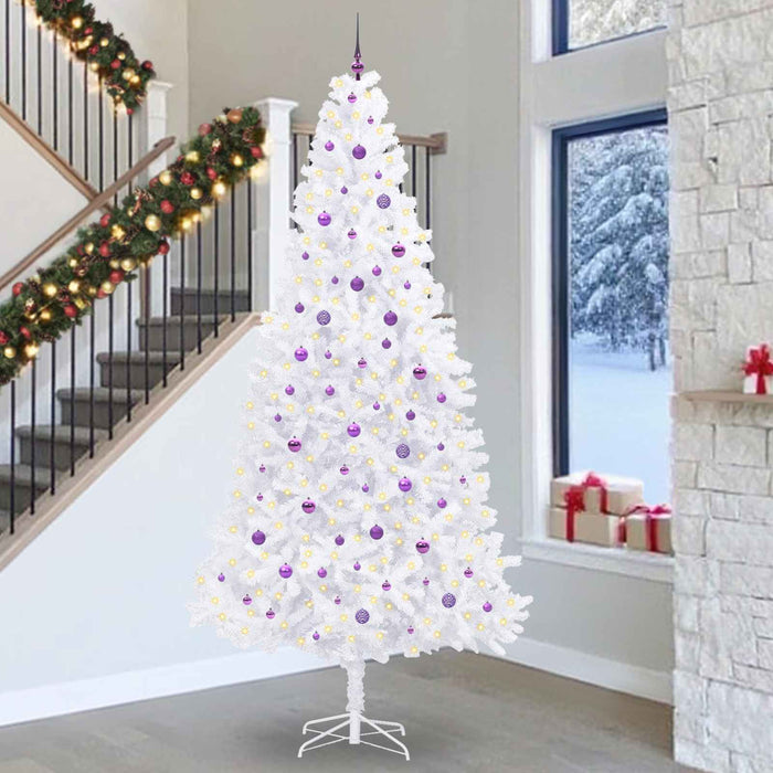 Brad de Crăciun artificial cu 300 LED Alb 300 cm PVC și Oțel WALTI