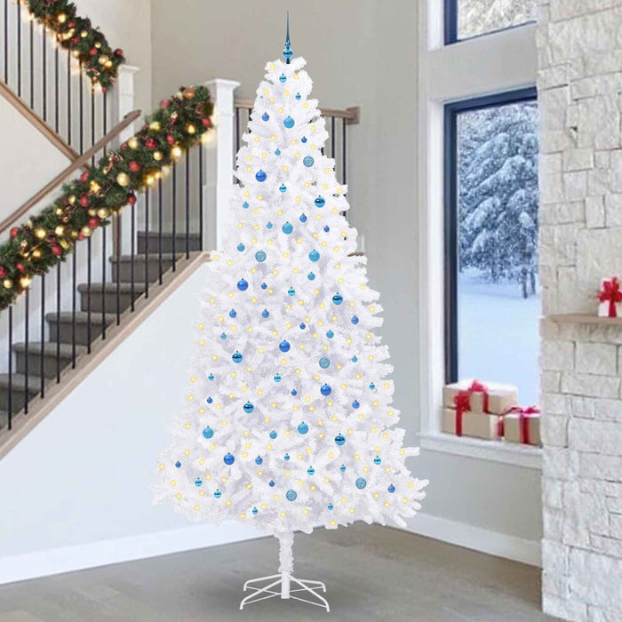 Brad de Crăciun artificial cu 300 LED Alb 300 cm PVC și Oțel WALTI