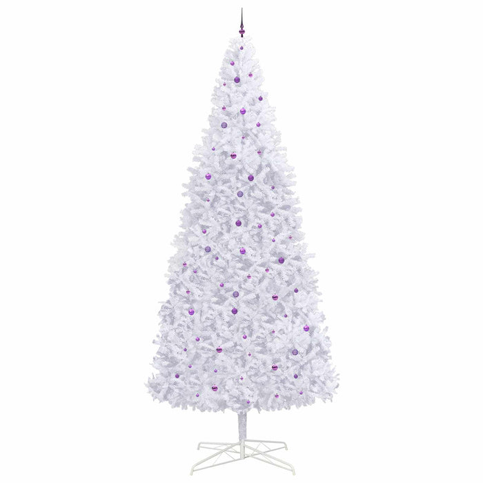 Brad de Crăciun artificial cu 300 LED Alb 400 cm PVC și Oțel WALTI