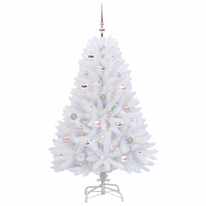 Brad de Crăciun artificial cu ramuri articulare Alb 150 cm - WALTI WALTI