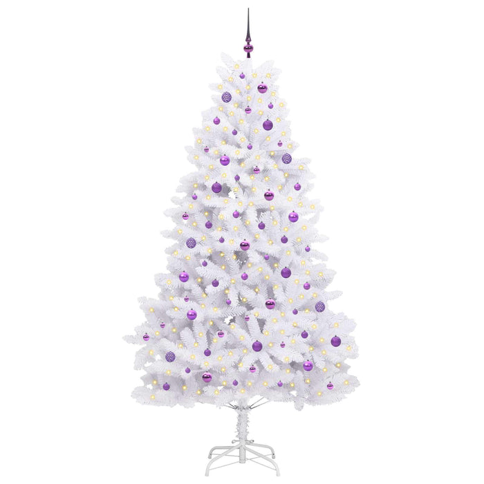 Brad de Crăciun artificial cu ramuri articulare Alb 240 cm WALTI