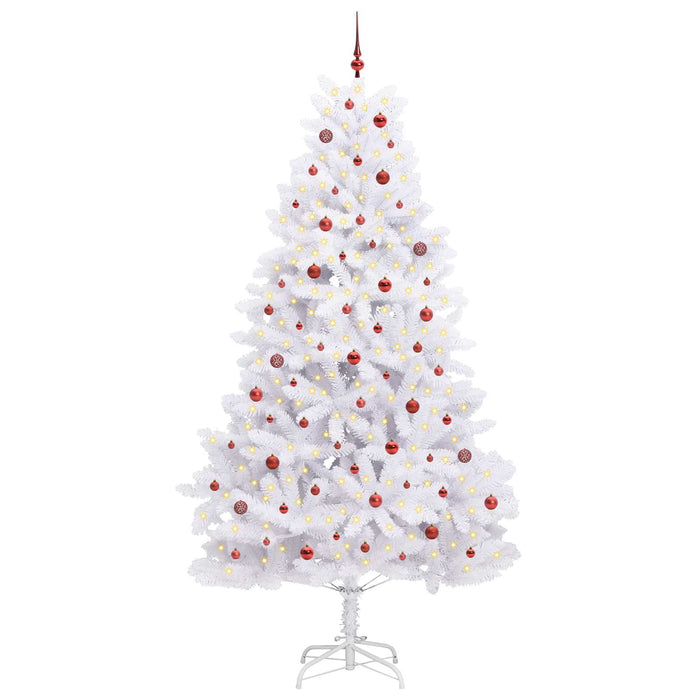 Brad de Crăciun artificial cu ramuri articulare Alb 270 cm WALTI