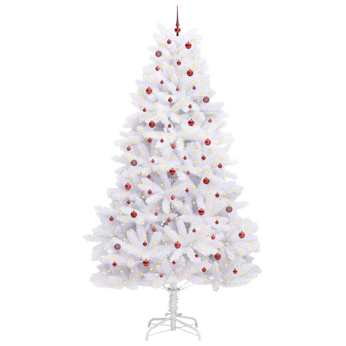 Brad de Crăciun artificial cu ramuri articulare Alb 300 cm WALTI