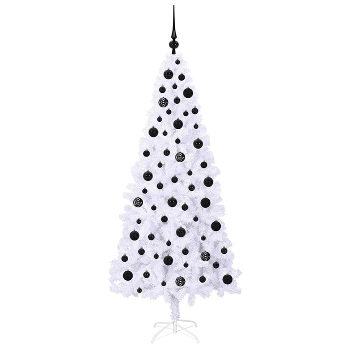 Brad de Crăciun artificial cu 300 LED Alb 180 cm PVC și Oțel - WALTI WALTI