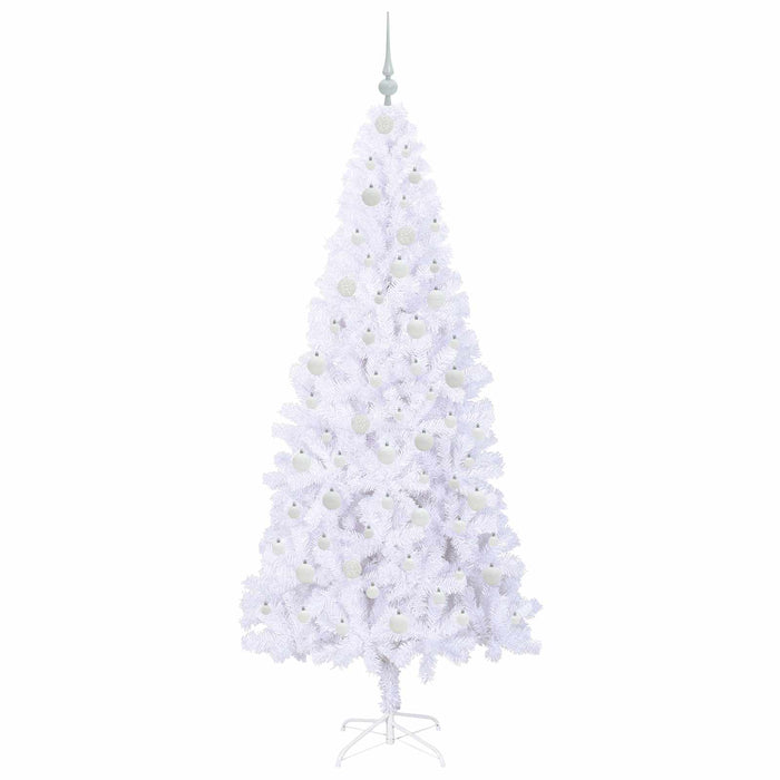 Brad de Crăciun artificial cu 300 LED Alb 210 cm PVC și Oțel - WALTI WALTI