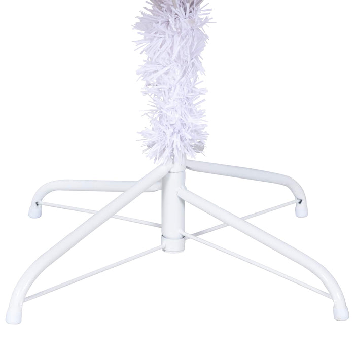 Brad de Crăciun artificial cu 300 LED Alb 210 cm PVC și Oțel - WALTI WALTI