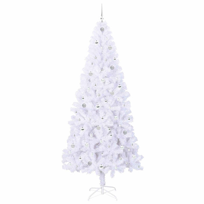 Brad de Crăciun artificial cu 300 LED Alb 240 cm PVC și Oțel - WALTI WALTI