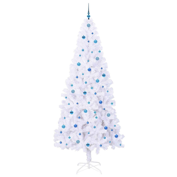 Brad de Crăciun artificial cu 300 LED Alb 240 cm PVC și Oțel - WALTI WALTI