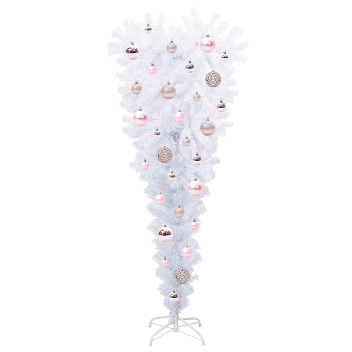 Brad de Crăciun artificial cu 150 LED Alb 120 cm PVC și Oțel WALTI