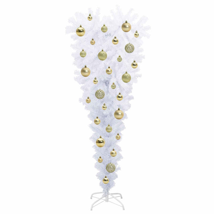 Brad de Crăciun artificial cu 150 LED Alb 120 cm PVC și Oțel WALTI