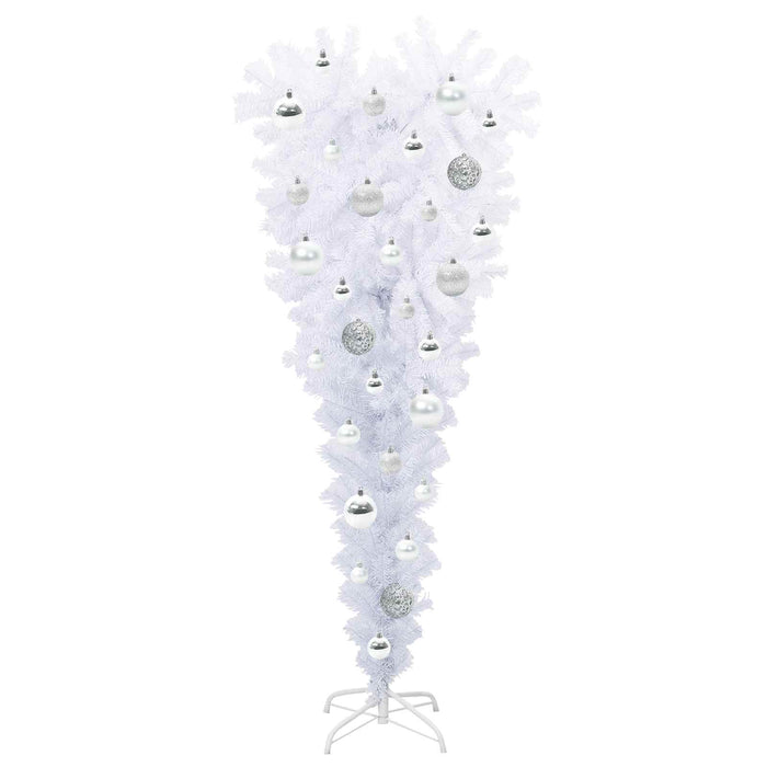 Brad de Crăciun artificial cu 150 LED Alb 120 cm PVC și Oțel WALTI
