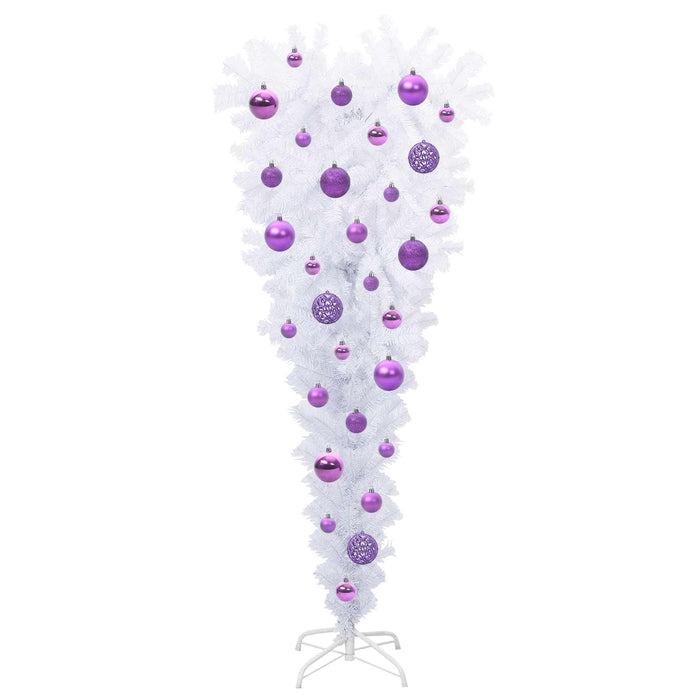 Brad de Crăciun artificial cu 150 LED Alb 120 cm PVC și Oțel WALTI