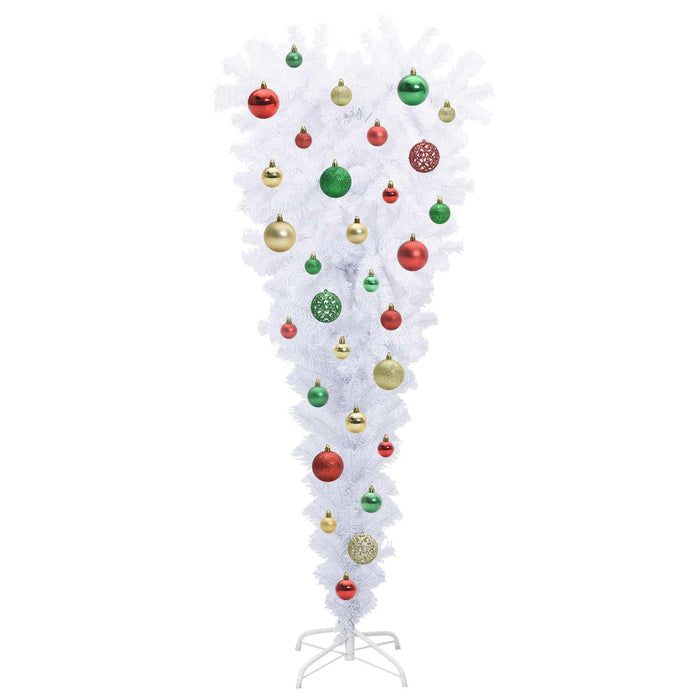 Brad de Crăciun artificial cu 150 LED Alb 120 cm PVC și Oțel WALTI