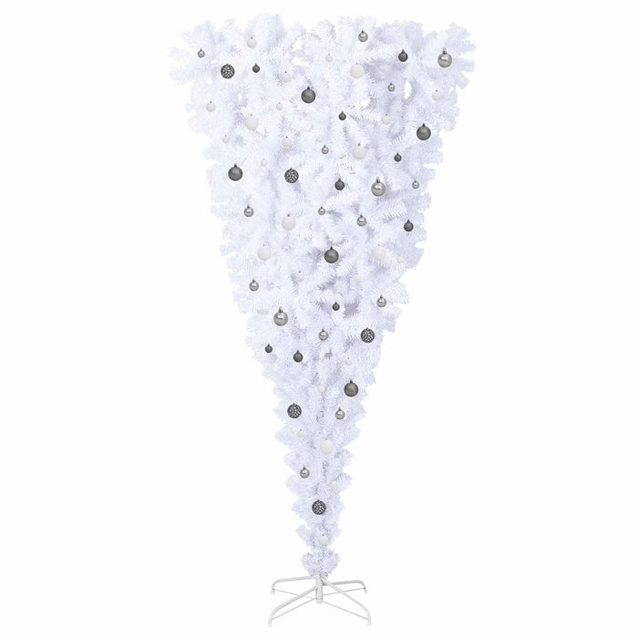 Brad de Crăciun artificial cu 300 LED Alb 240 cm PVC și Oțel WALTI