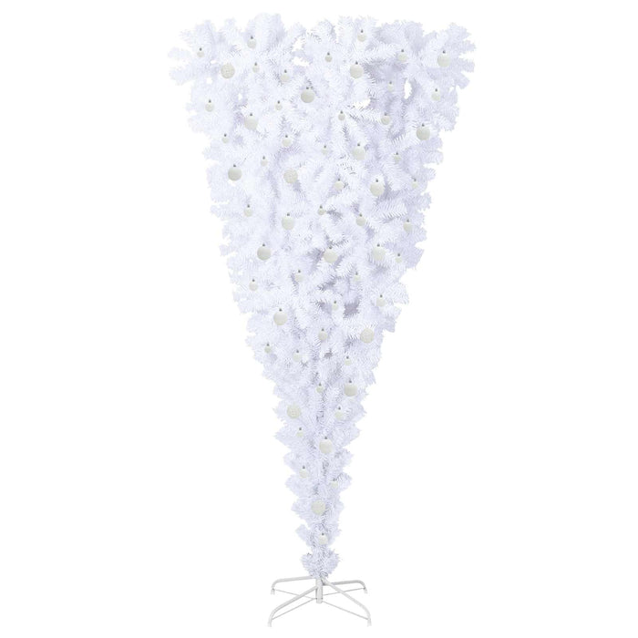 Brad de Crăciun artificial cu 300 LED Alb 240 cm PVC și Oțel - WALTI WALTI