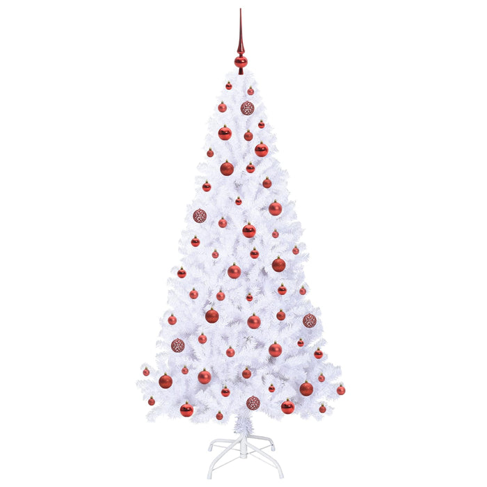 Brad de Crăciun artificial cu 300 LED Alb 180 cm PVC și Oțel - WALTI WALTI