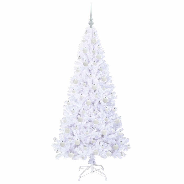 Brad de Crăciun artificial cu 300 LED Alb 180 cm PVC și Oțel - WALTI WALTI