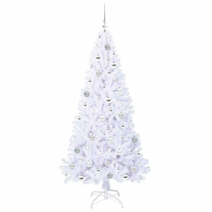 Brad de Crăciun artificial cu 300 LED Alb 180 cm PVC și Oțel - WALTI WALTI
