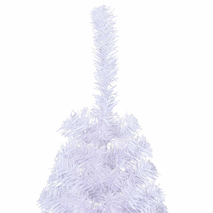 Brad de Crăciun artificial cu 150 LED Alb 150 cm PVC și Oțel WALTI