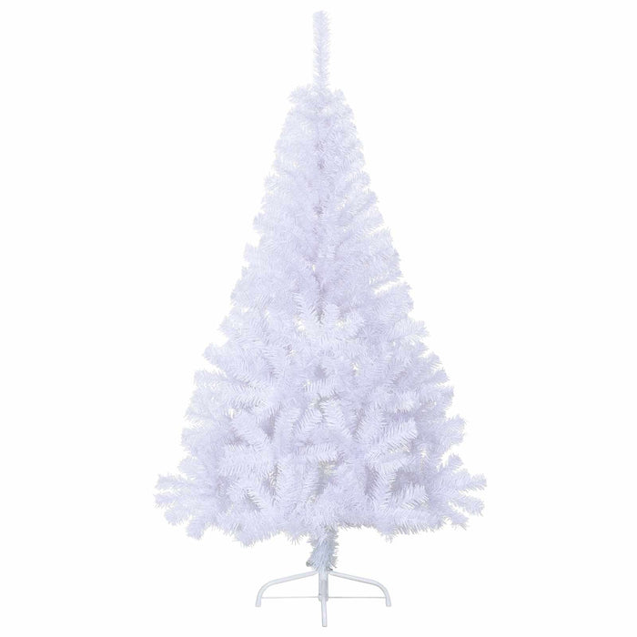 Brad de Crăciun artificial cu 150 LED Alb 150 cm PVC și Oțel WALTI