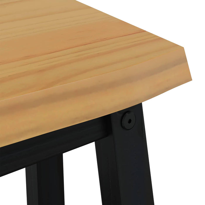 Bancă de Dining EKAI Negru 91,5 x 29 x 45,5 cm WALTI