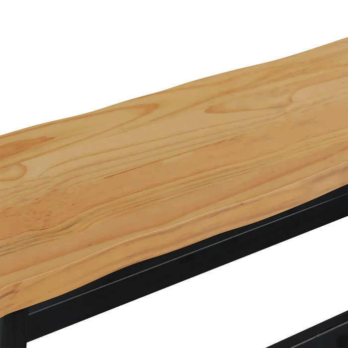 Bancă de Dining EKAI Negru 91,5 x 29 x 45,5 cm WALTI
