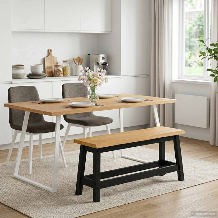 Bancă de Dining EKAI Negru 91,5 x 29 x 45,5 cm WALTI