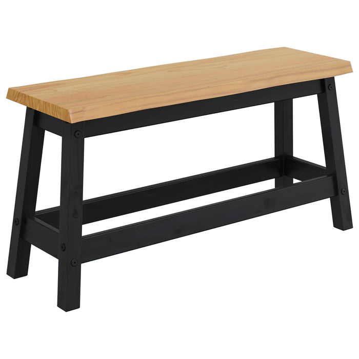 Bancă de Dining EKAI Negru 91,5 x 29 x 45,5 cm WALTI