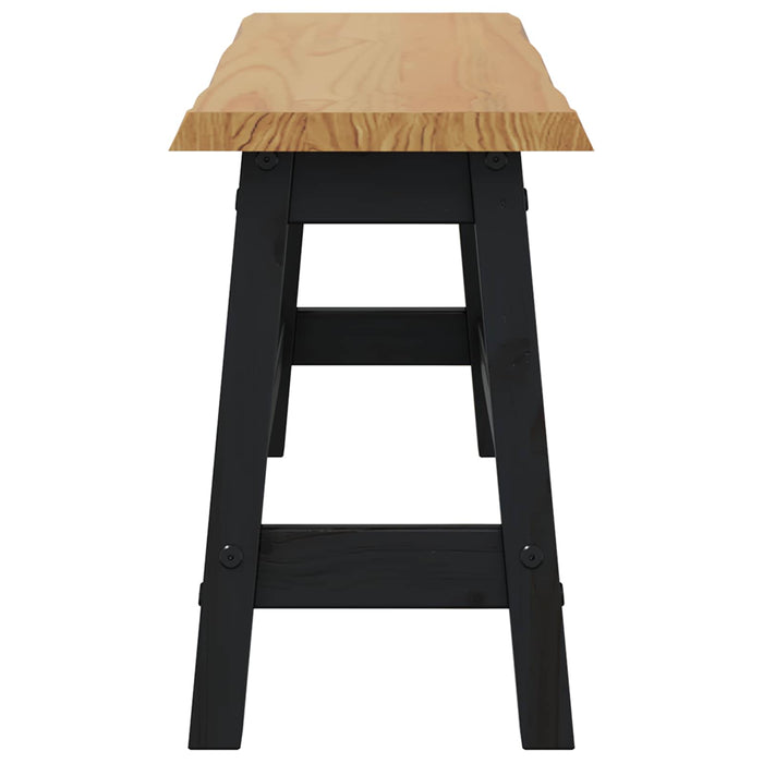Bancă de Dining EKAI Negru 91,5 x 29 x 45,5 cm WALTI