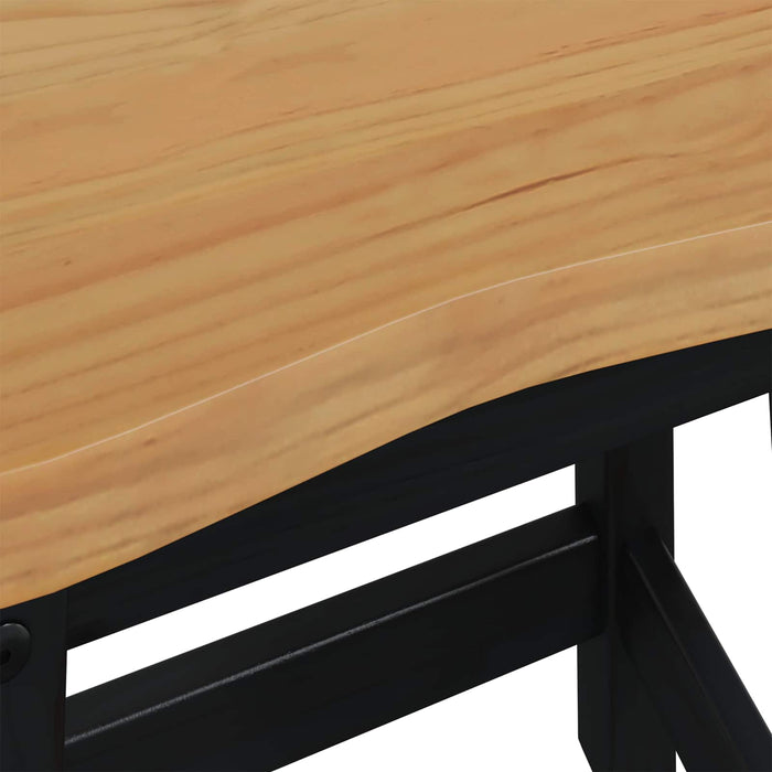 Scaun de bar EKAI 2 pcs Negru 40 x 29 x 45,5 cm WALTI
