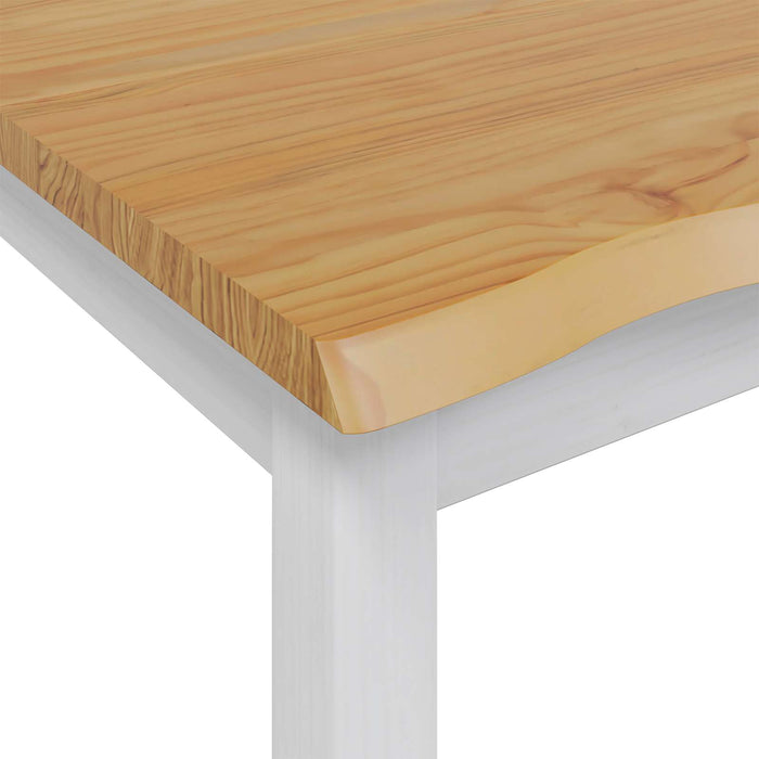 Masă bar înaltă EKAI Alb 112 x 70 x 91 cm Lemn masiv de pin WALTI