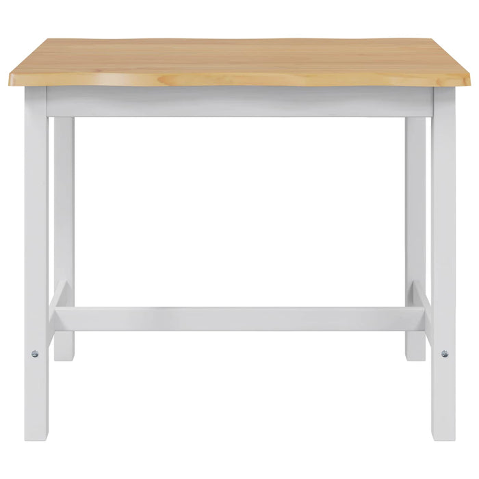 Masă bar înaltă EKAI Alb 112 x 70 x 91 cm Lemn masiv de pin WALTI