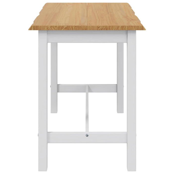 Masă bar înaltă EKAI Alb 112 x 70 x 91 cm Lemn masiv de pin WALTI