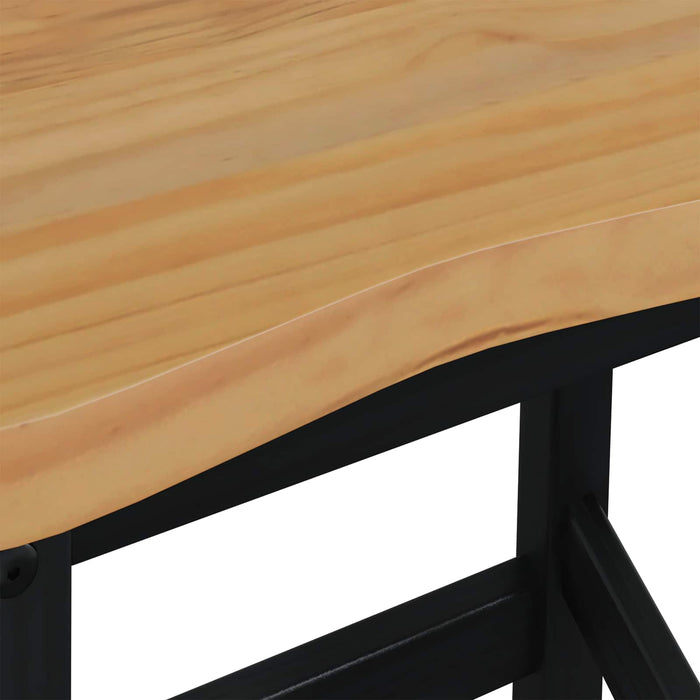 Taburet Bar Înalt EKAI 2 pcs Negru 40 x 29 x 63 cm WALTI