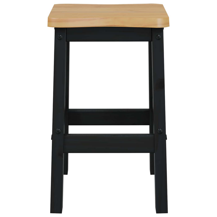 Taburet Bar Înalt EKAI 2 pcs Negru 40 x 29 x 63 cm WALTI