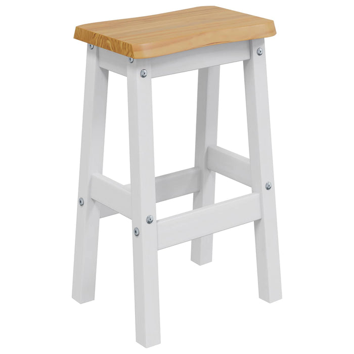 Taburet Bar Înalt EKAI 2 pcs Alb 40 x 29 x 63 cm WALTI