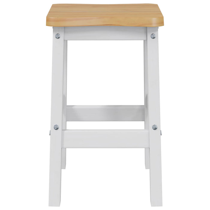 Taburet Bar Înalt EKAI 2 pcs Alb 40 x 29 x 63 cm WALTI