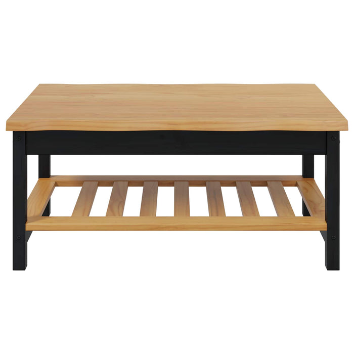 Masă de cafea EKAI Negru 100 x 60 x 45,5 cm Lemn masiv de pin WALTI
