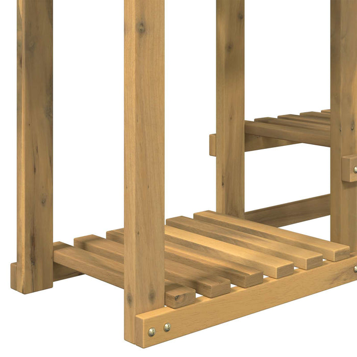 Suport pentru plante Alb 90 x 25 x 73 cm Lemn Solid de Acacia WALTI