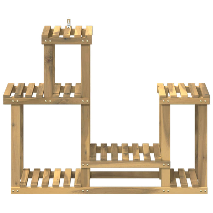 Suport pentru plante Alb 90 x 25 x 73 cm Lemn Solid de Acacia WALTI