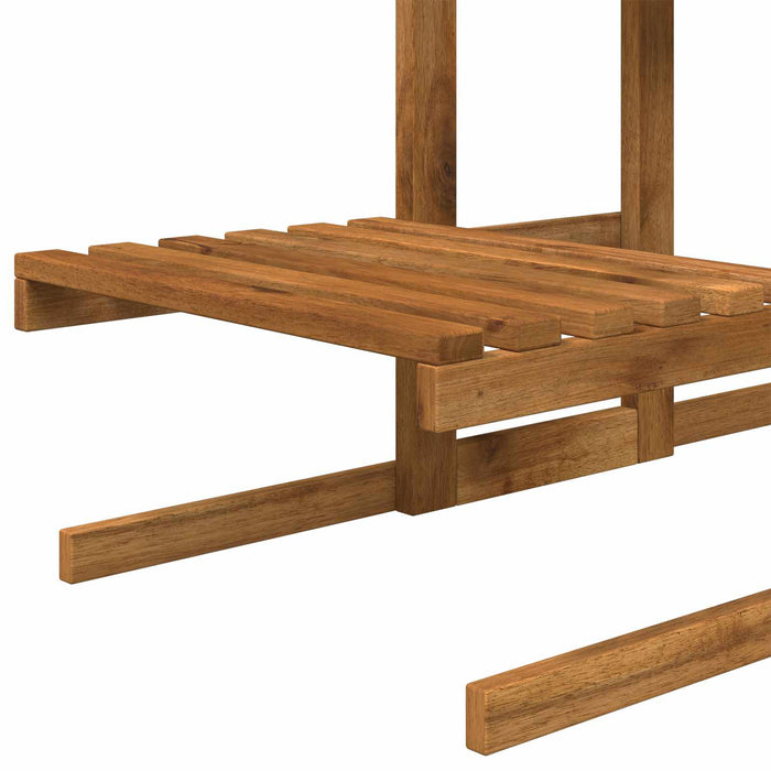 Suport pentru plante natural 82 x 36 x 60 cm WALTI